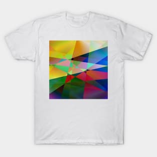 multicolored texture design T-Shirt